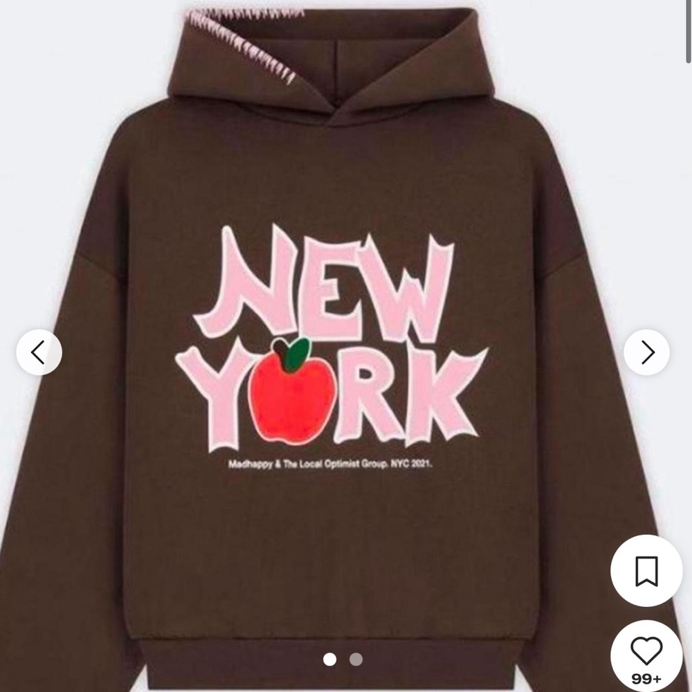 Madhappy Brown New York Sweatshirt